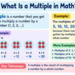 What Is a Multiple in Math?