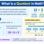 What Is a Quotient in Math?