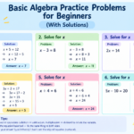 Basic Algebra Practice Problems